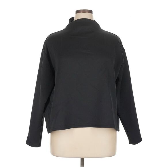 Aday Like A Boss Scuba Mockneck Black Sweatshirt XL - Picture 3 of 5